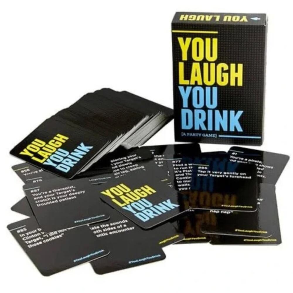DSS GAMES New "You Laugh You Drink (Water)" Ages 21+